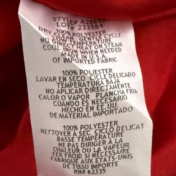 AQUA Formal Women’s Satin Open Back Gown A25650 Red Sz 8 - Picture 9 of 10